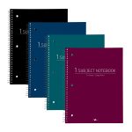 1 Sub Poly Cover WB Notebook 10.5"x8" College Ruled