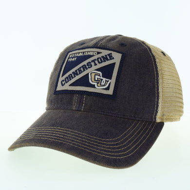 Old Favorite Trucker Snapback Cap, Navy (F24)