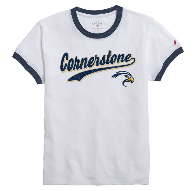 Ladies Intramural Ringer Tee | Liberty Navy