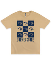 Load image into Gallery viewer, Checkered Tee | Sand