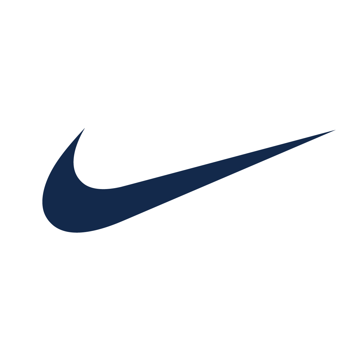 Nike logo a white background