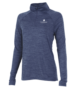 Women's Space Dyed Performance Pullover, Navy