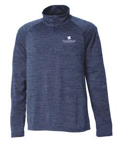 Men's Space Dyed Performance Pullover, Navy