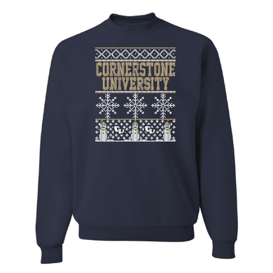 Ugly Christmas Sweater, Navy