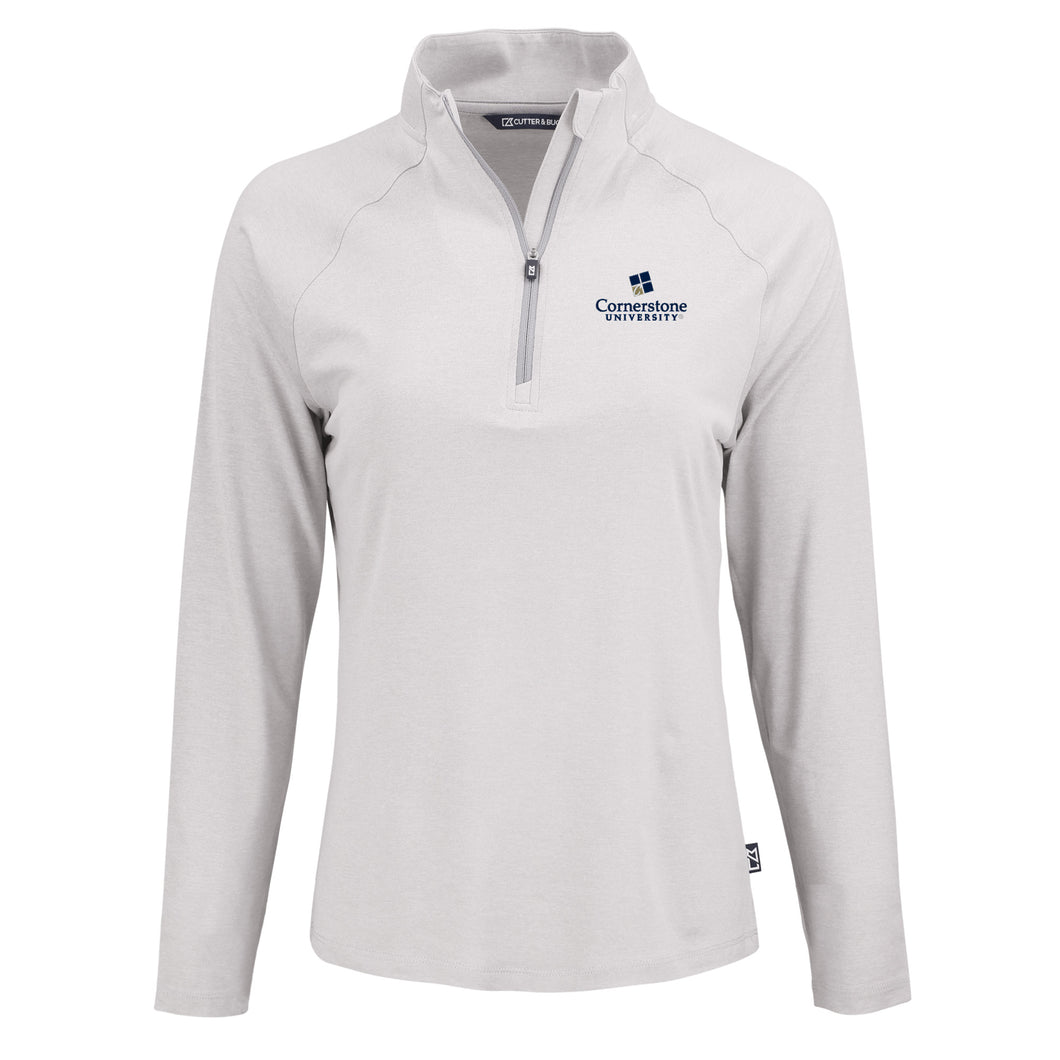 Ladies Coastline Quarter Zip | Concrete