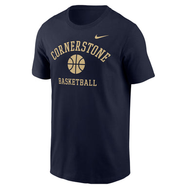 Core Cotton Basketball Tee | Navy