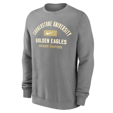 Club Fleece PO Crew | Dark Grey Heather