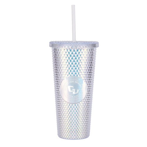 Galway Travel Tumbler, Clear Iridescent