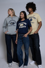 Load image into Gallery viewer, Three people wearing Cornerstone branded nike clothing on a plain background