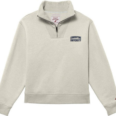 Ladies 1991 Brushes 1/4 Zip | Oatmeal