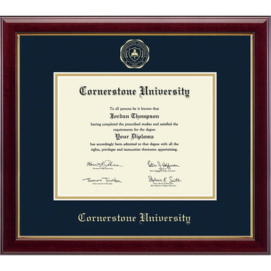 Church Hill Classics Gold Embossed Diploma Frame